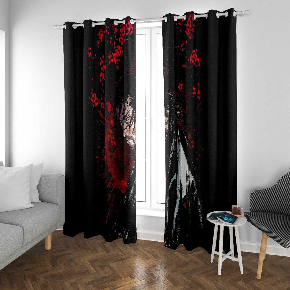 Miyamoto Musashi Window Curtain