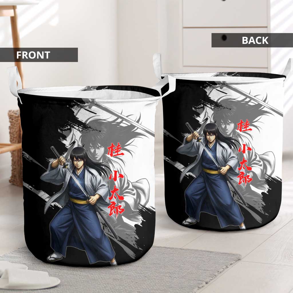 Kotaro Katsura Laundry Basket Traditional Samurai Ink Style