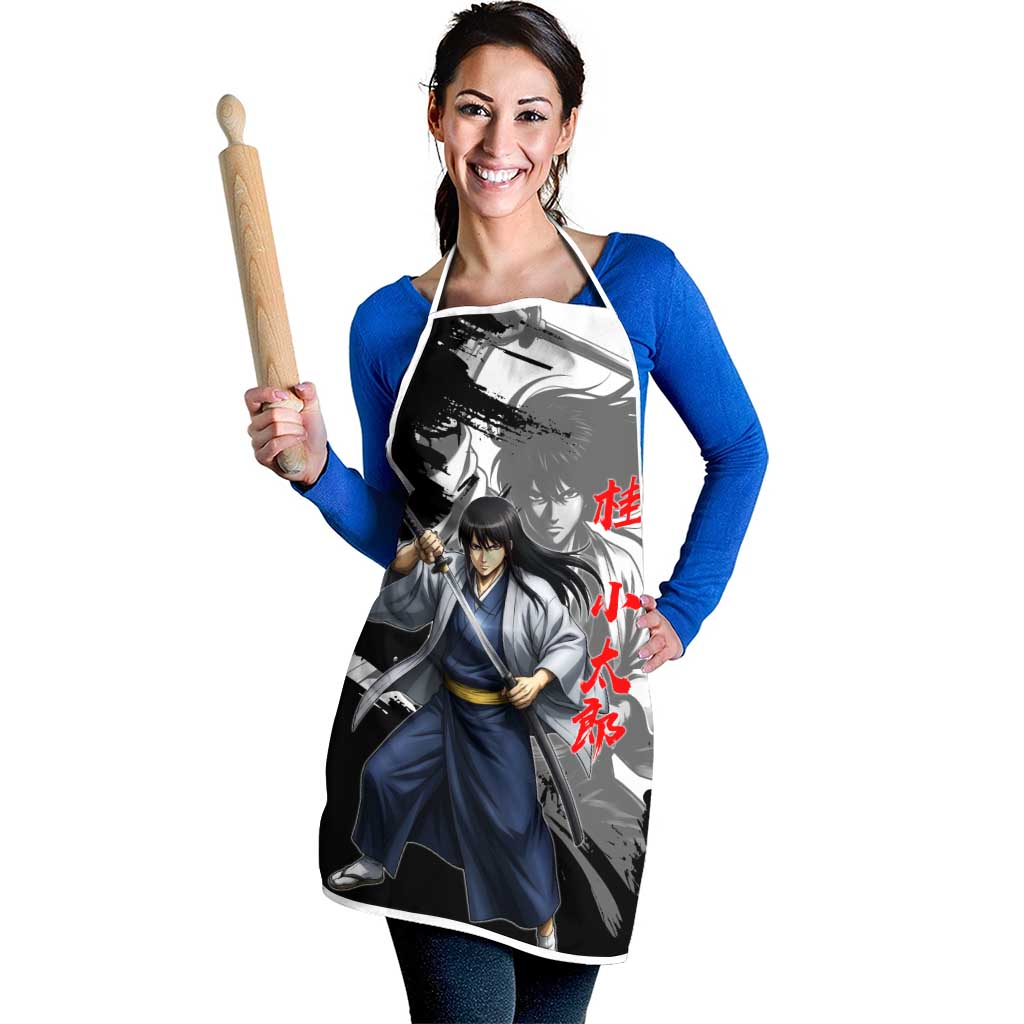 Kotaro Katsura Apron Traditional Samurai Ink Style