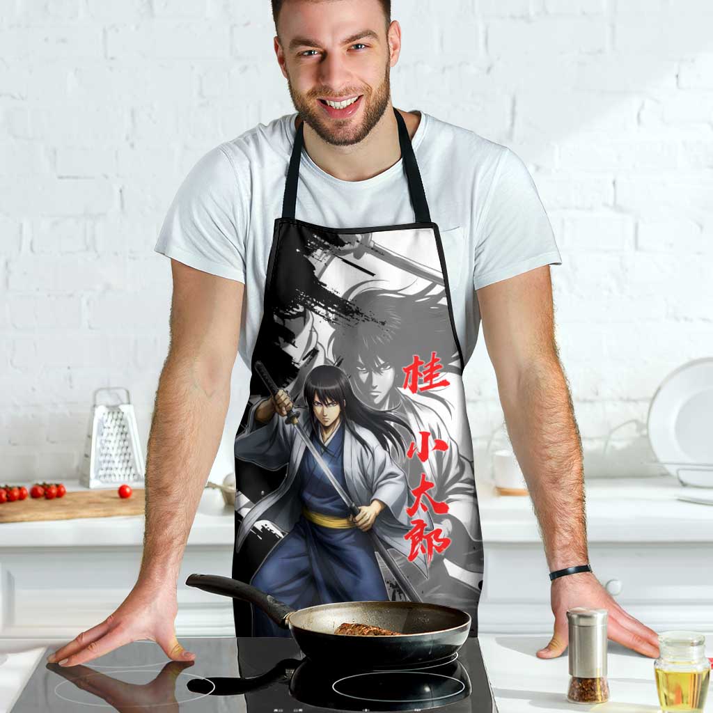 Kotaro Katsura Apron Traditional Samurai Ink Style