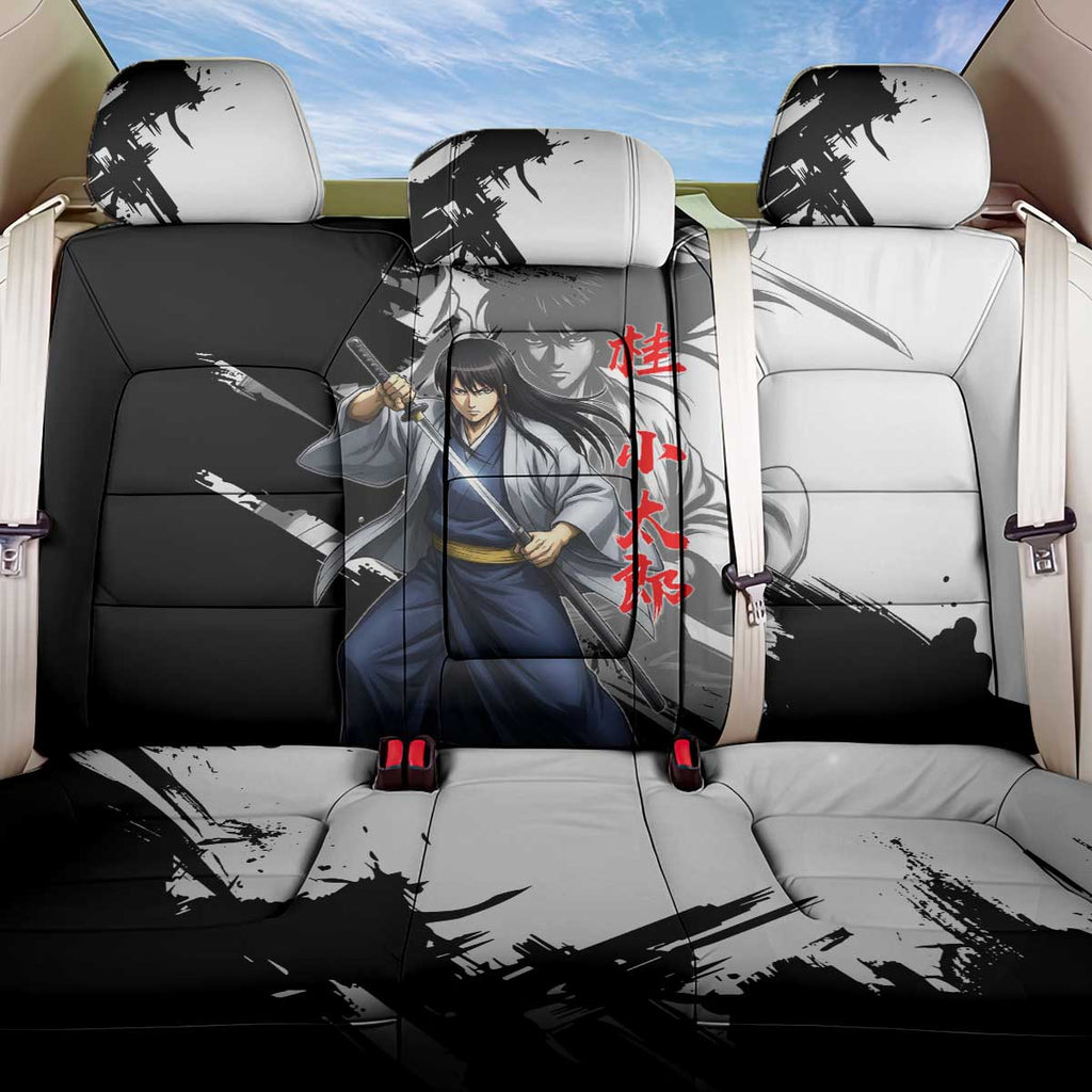 Kotaro Katsura Back Car Seat Cover Traditional Samurai Ink Style