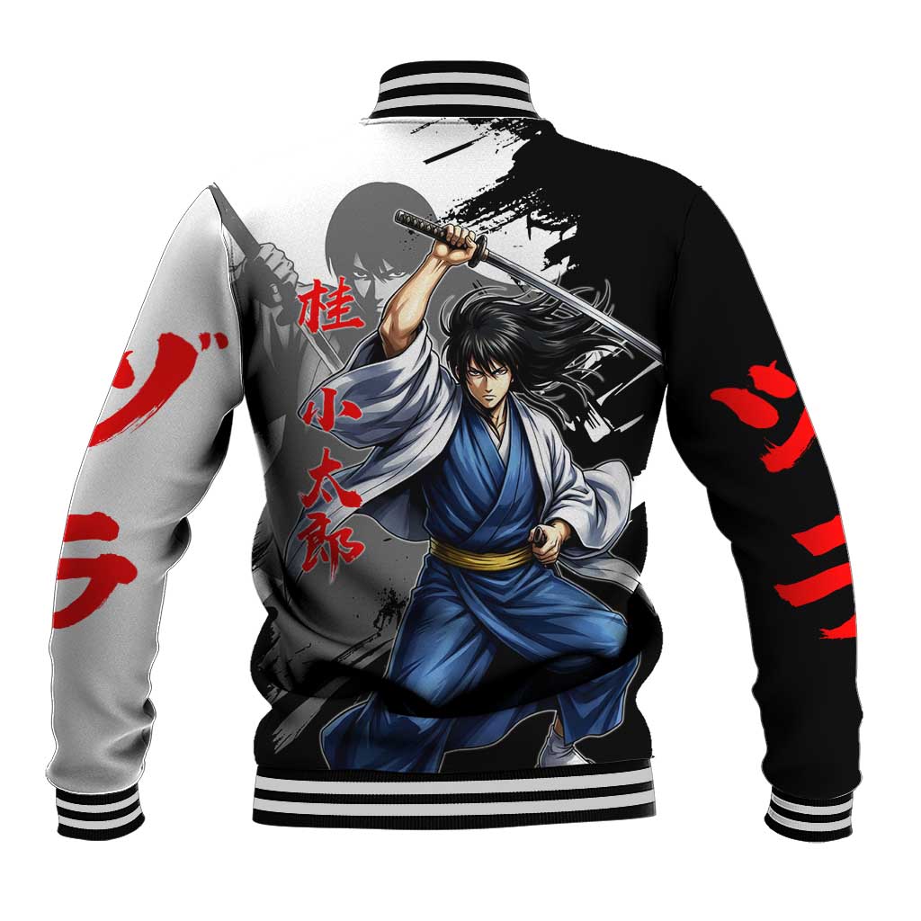 Kotaro Katsura Baseball Jacket Traditional Samurai Ink Style