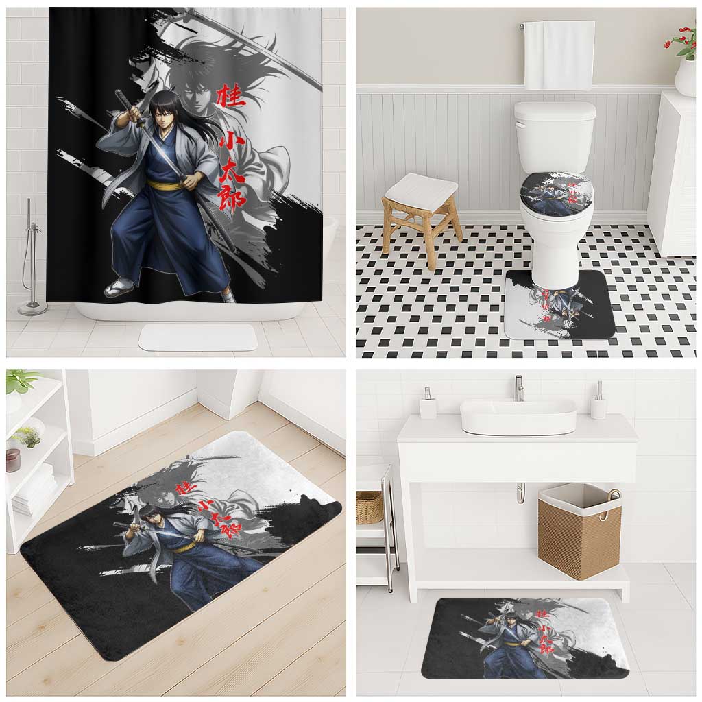 Kotaro Katsura Bathroom Set Traditional Samurai Ink Style
