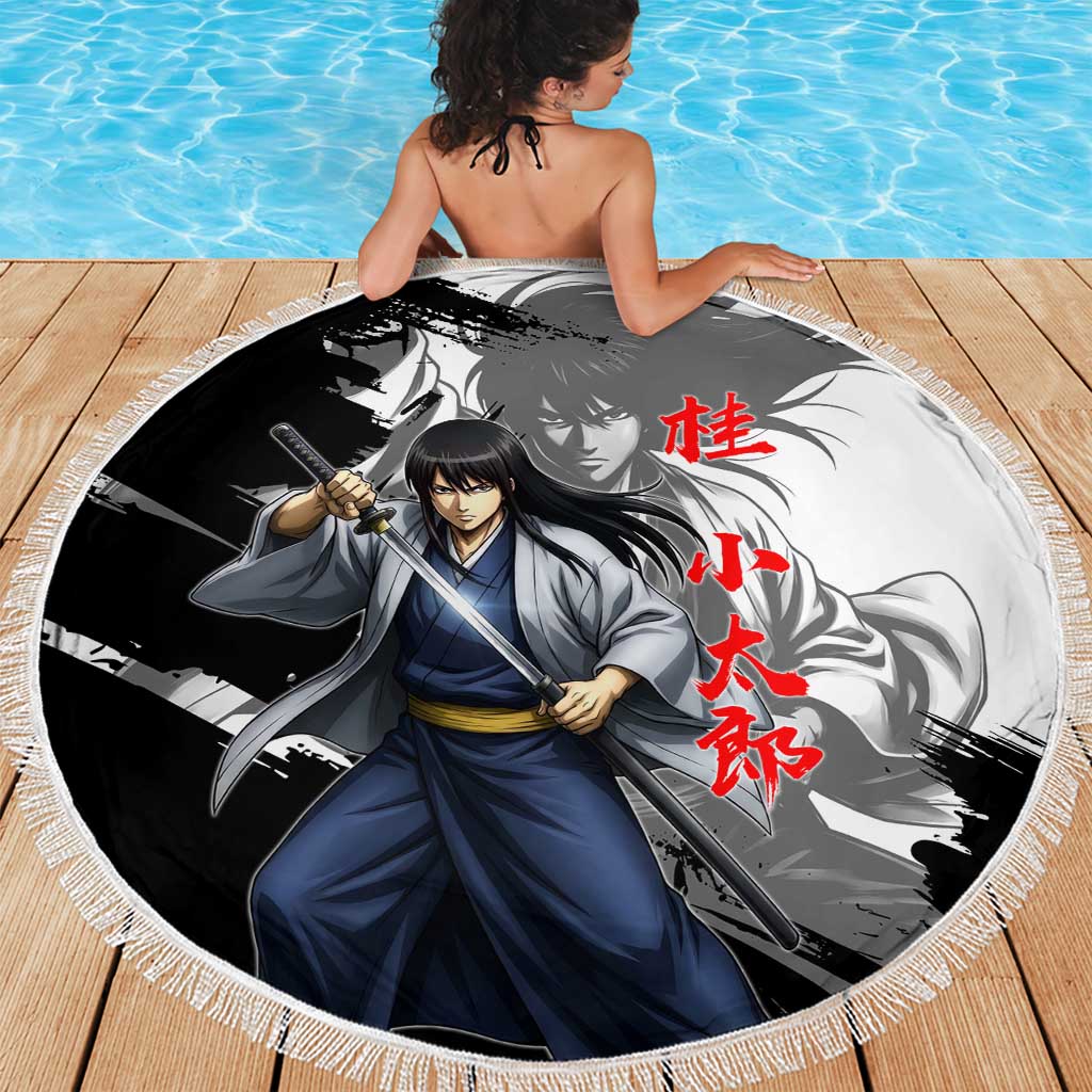 Kotaro Katsura Beach Blanket Traditional Samurai Ink Style