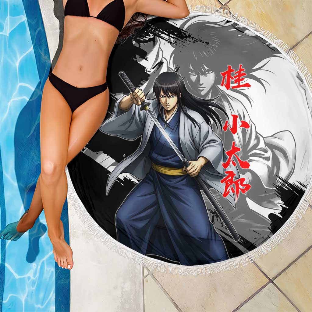 Kotaro Katsura Beach Blanket Traditional Samurai Ink Style