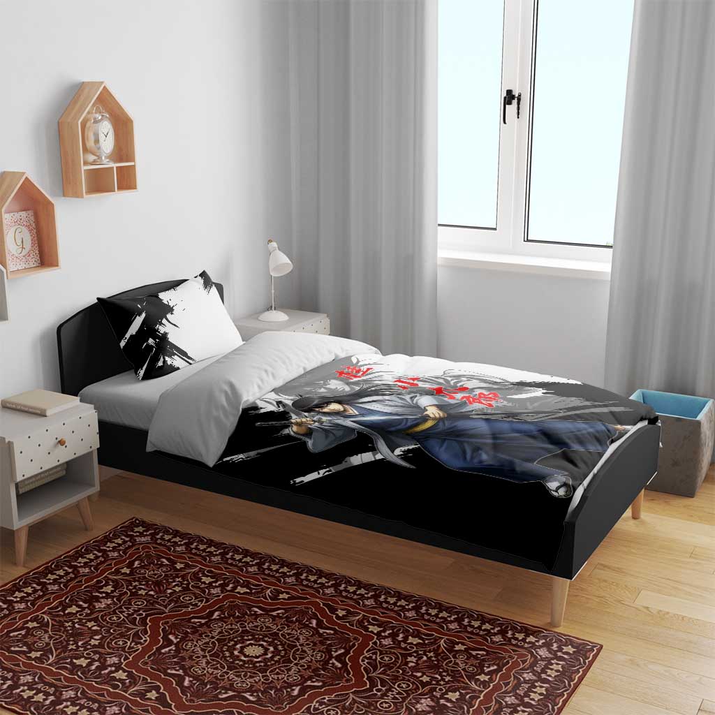 Kotaro Katsura Bedding Set Traditional Samurai Ink Style