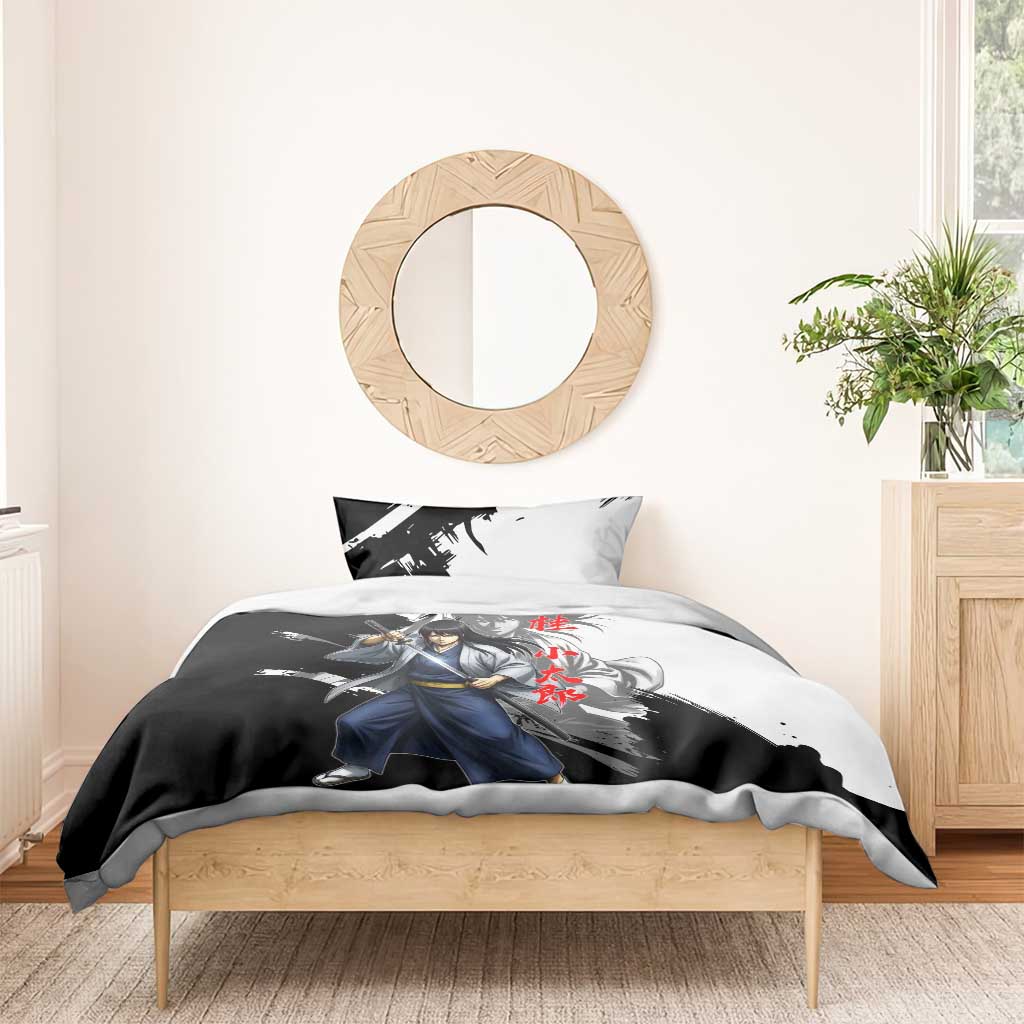 Kotaro Katsura Bedding Set Traditional Samurai Ink Style