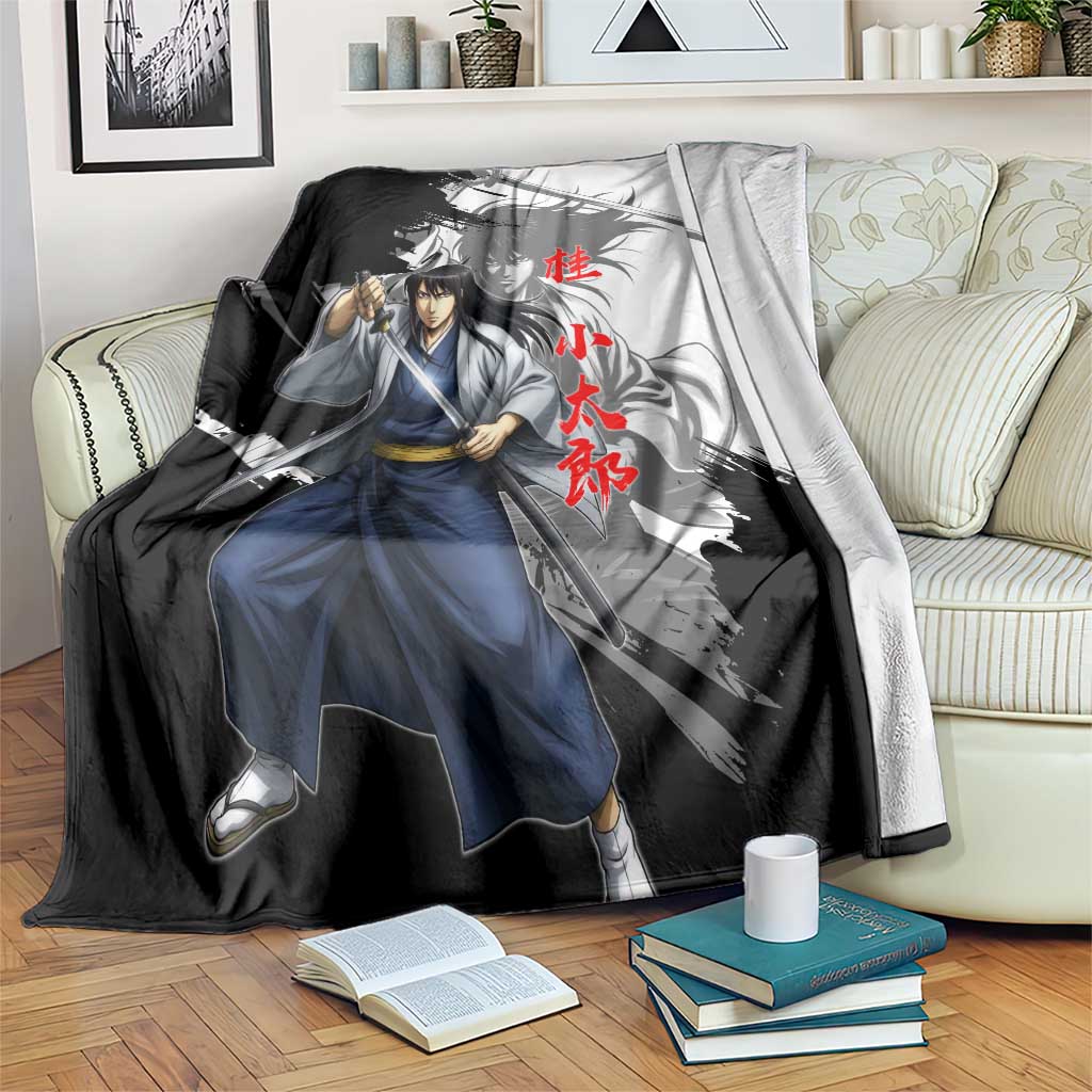 Kotaro Katsura Blanket Traditional Samurai Ink Style