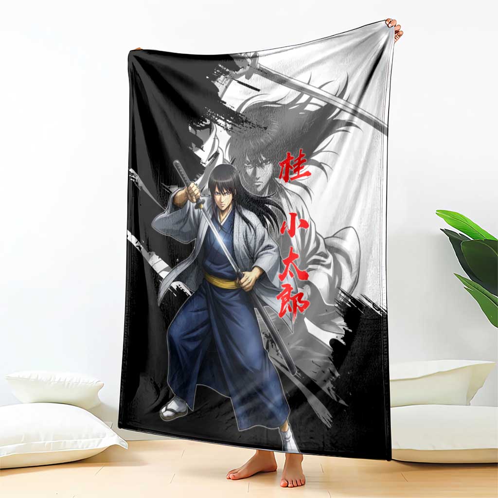 Kotaro Katsura Blanket Traditional Samurai Ink Style