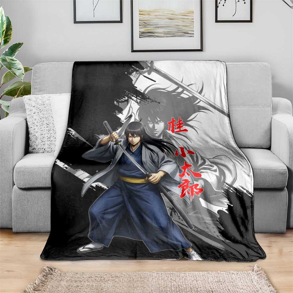 Kotaro Katsura Blanket Traditional Samurai Ink Style