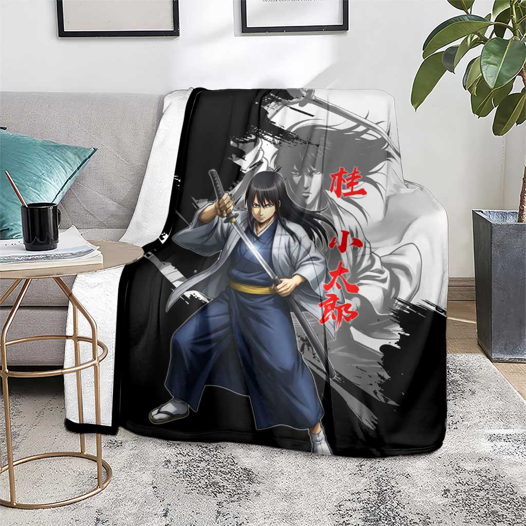 Kotaro Katsura Blanket Traditional Samurai Ink Style