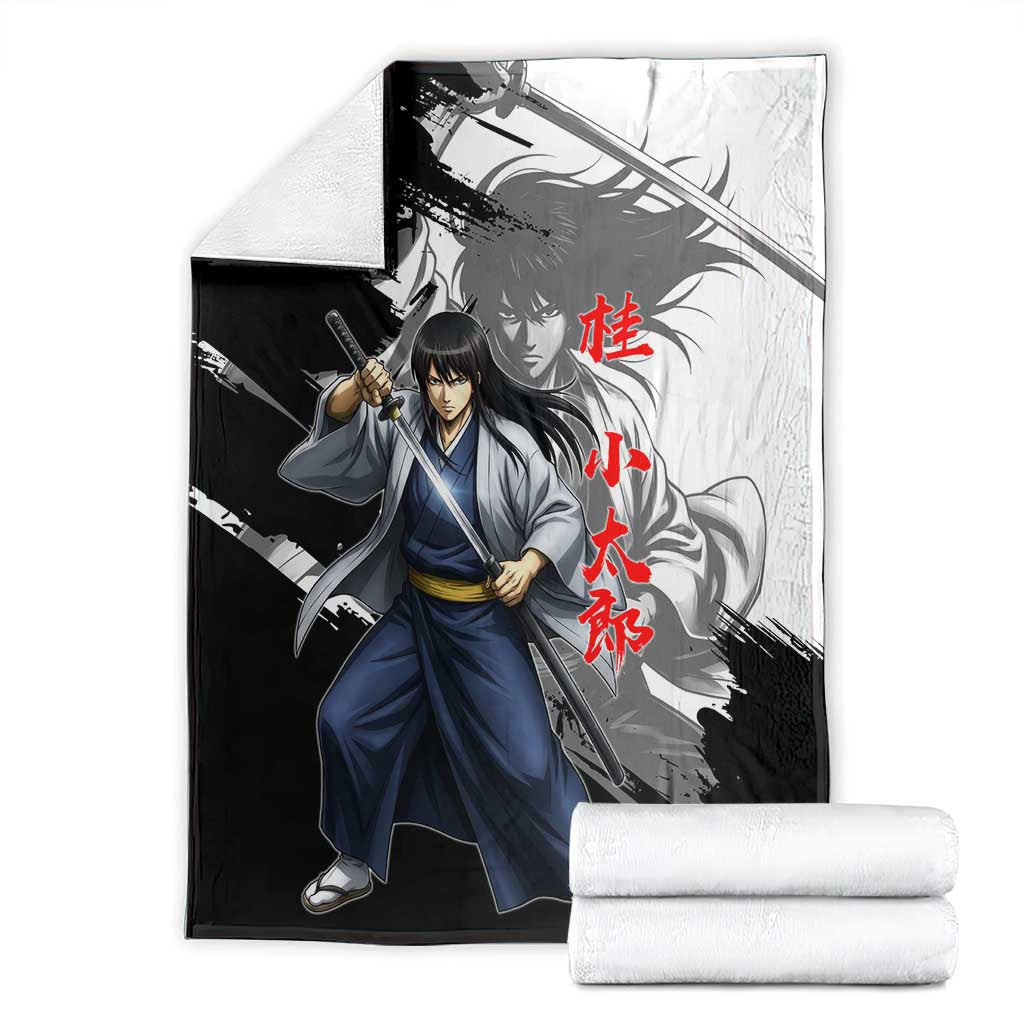 Kotaro Katsura Blanket Traditional Samurai Ink Style