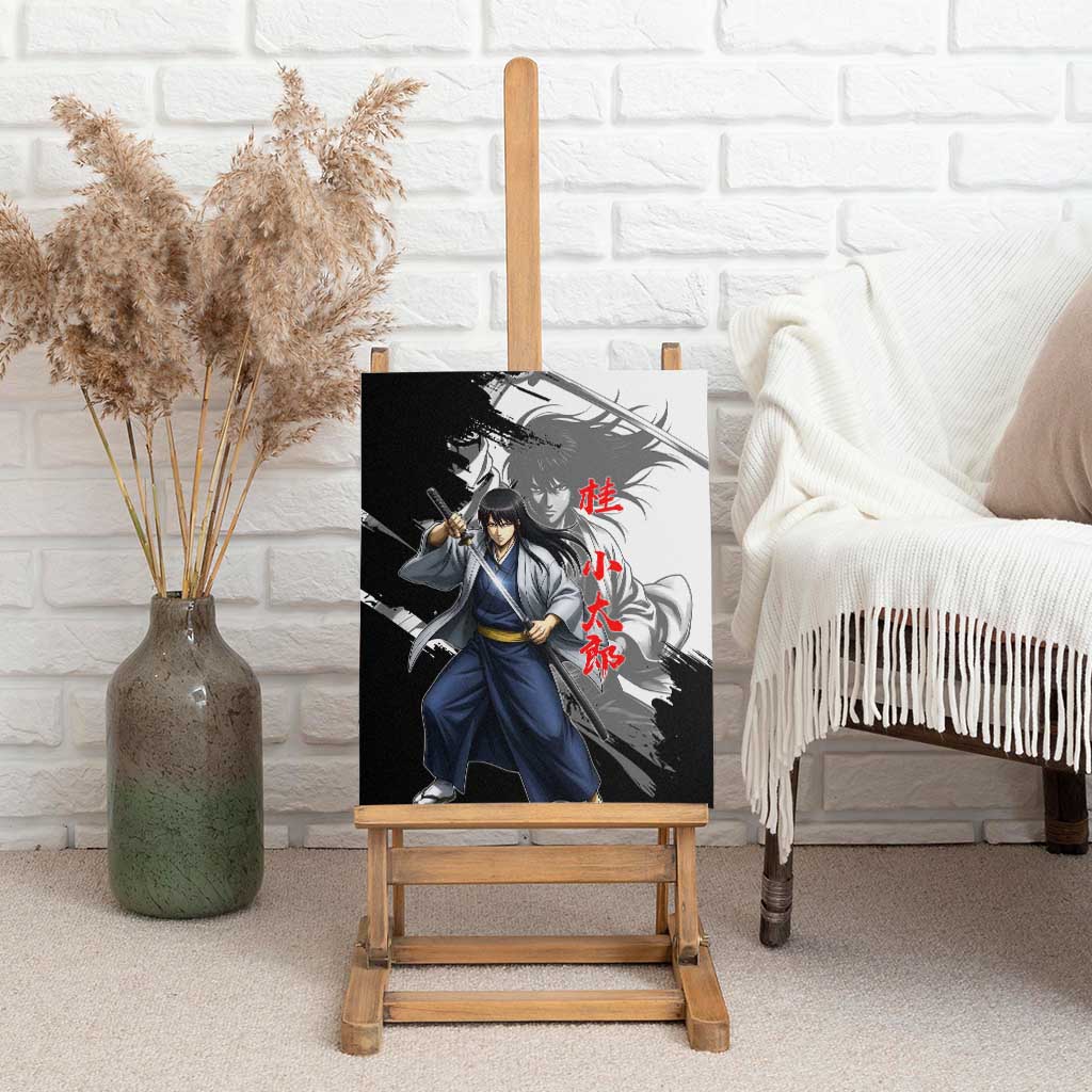 Kotaro Katsura Canvas Wall Art Traditional Samurai Ink Style