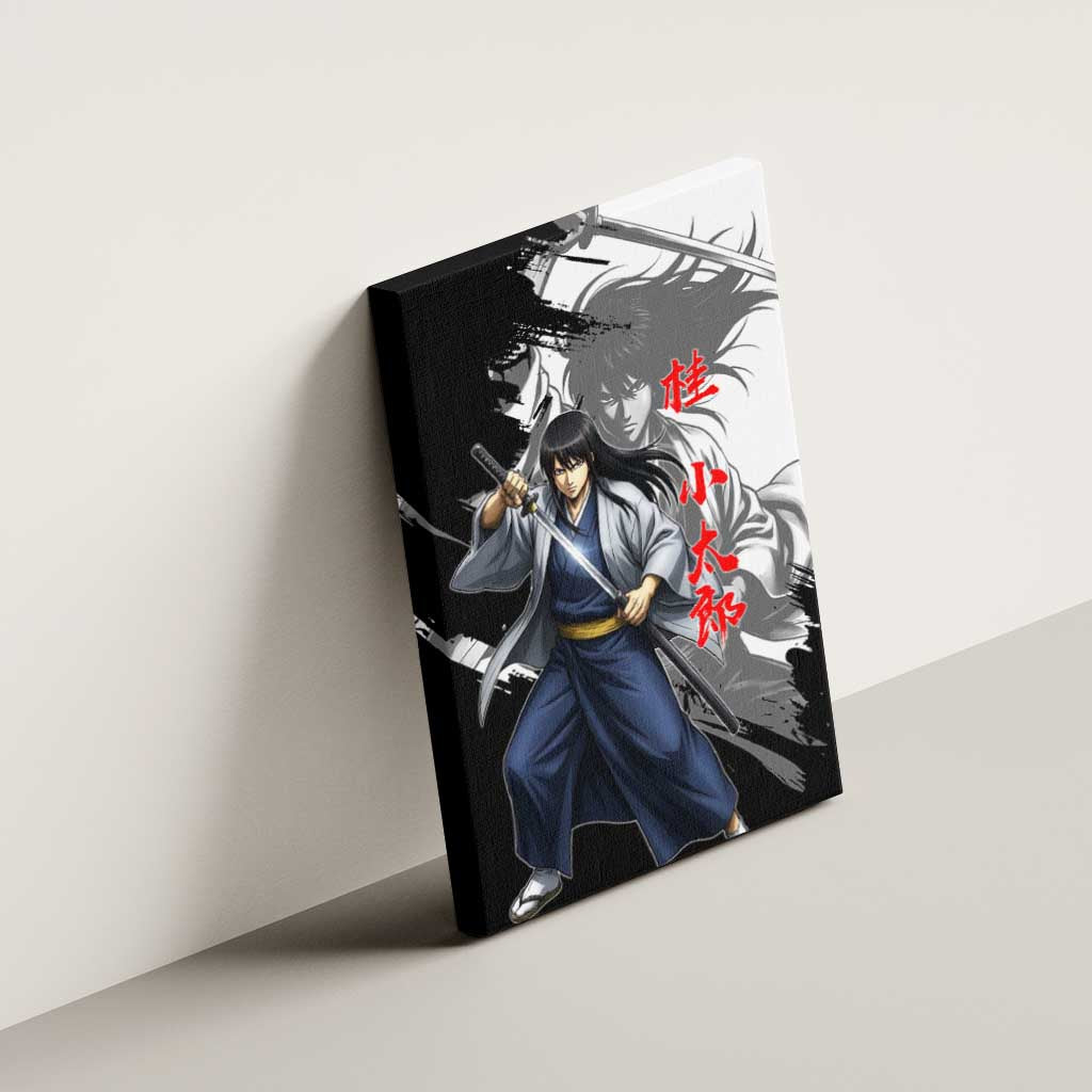 Kotaro Katsura Canvas Wall Art Traditional Samurai Ink Style
