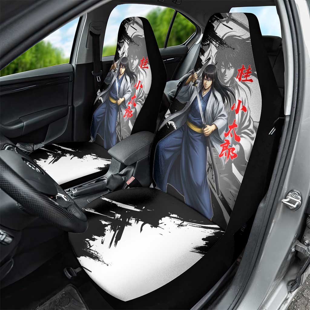 Kotaro Katsura Car Seat Cover Traditional Samurai Ink Style