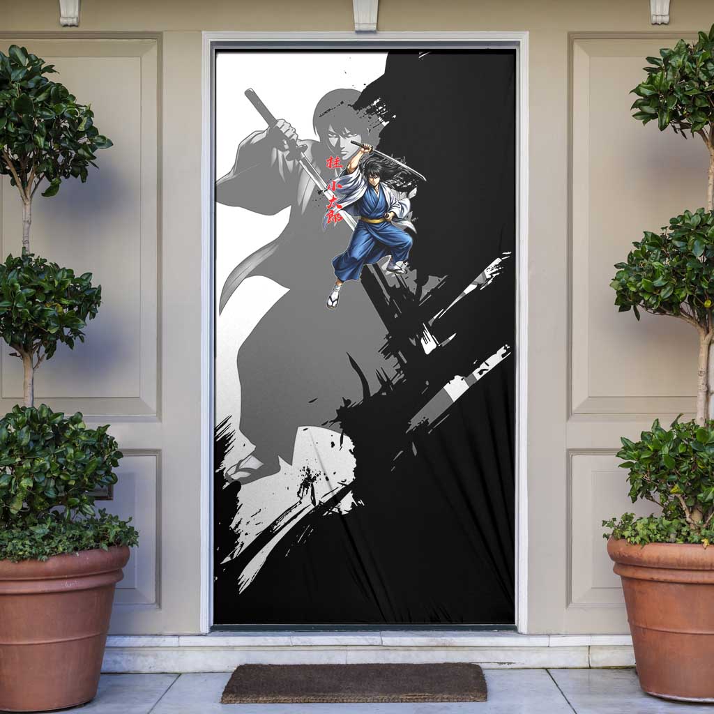 Kotaro Katsura Door Cover Traditional Samurai Ink Style