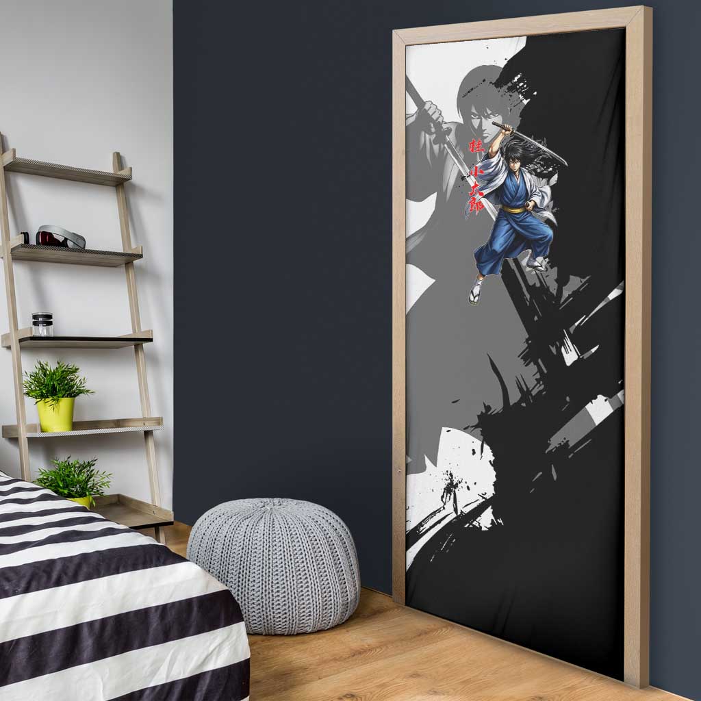 Kotaro Katsura Door Cover Traditional Samurai Ink Style
