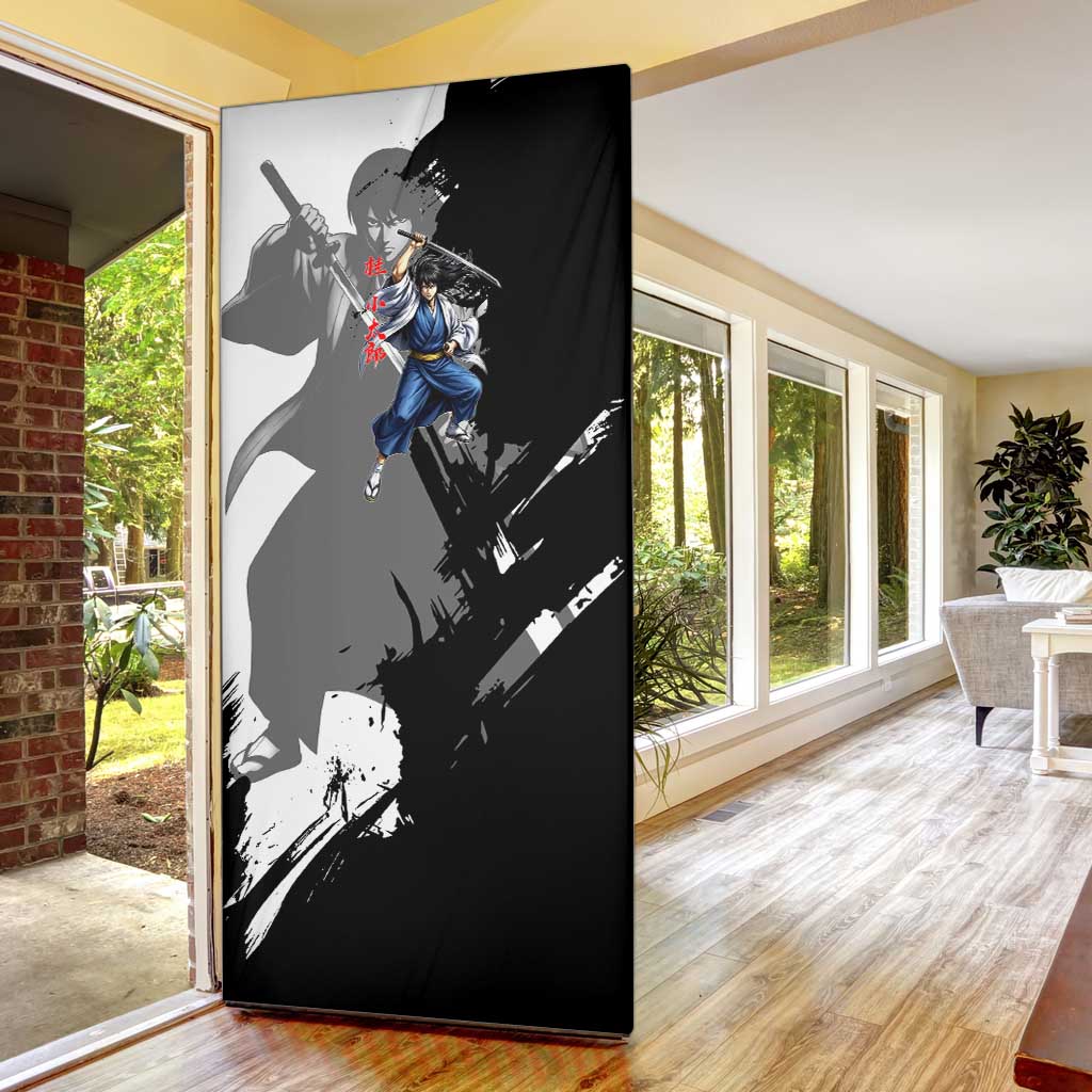 Kotaro Katsura Door Cover Traditional Samurai Ink Style