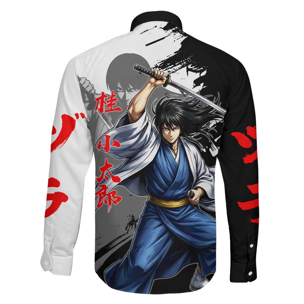 Kotaro Katsura Family Matching Tank Maxi Dress and Hawaiian Shirt Traditional Samurai Ink Style