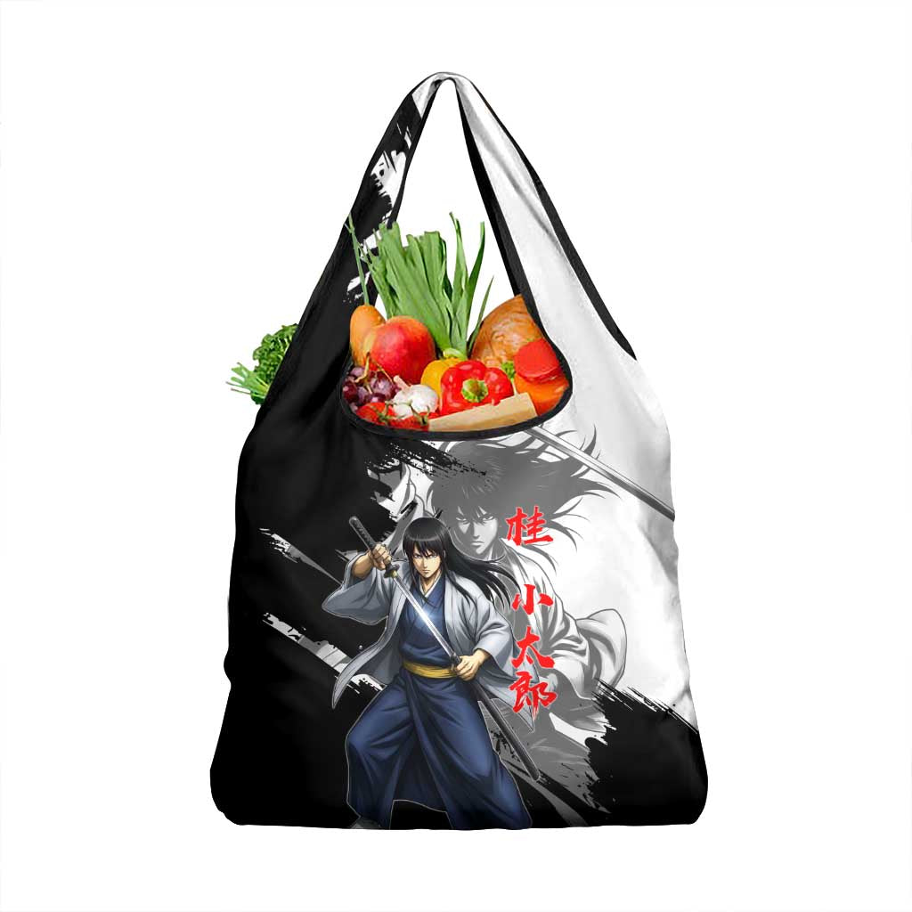 Kotaro Katsura Grocery Bag Traditional Samurai Ink Style
