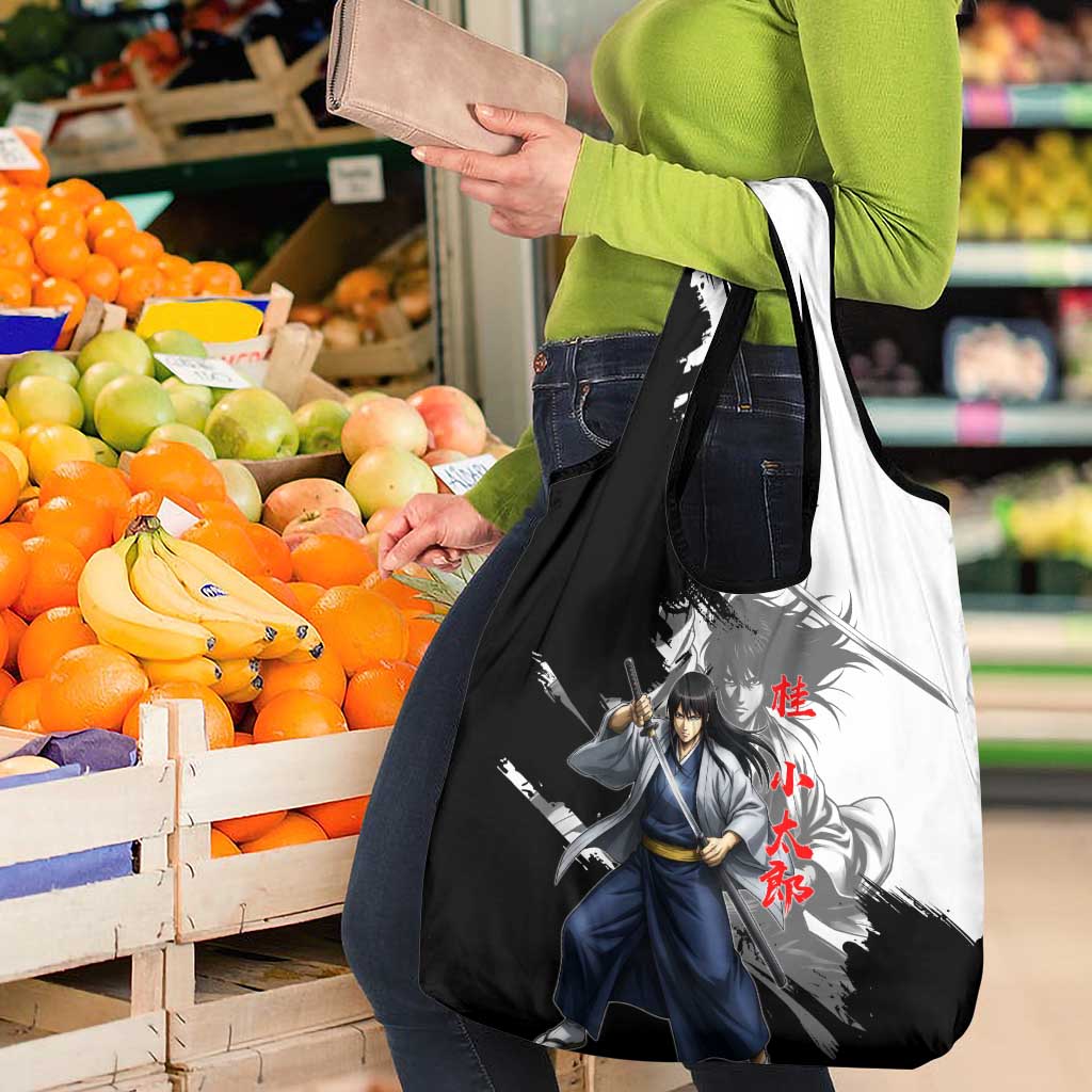 Kotaro Katsura Grocery Bag Traditional Samurai Ink Style
