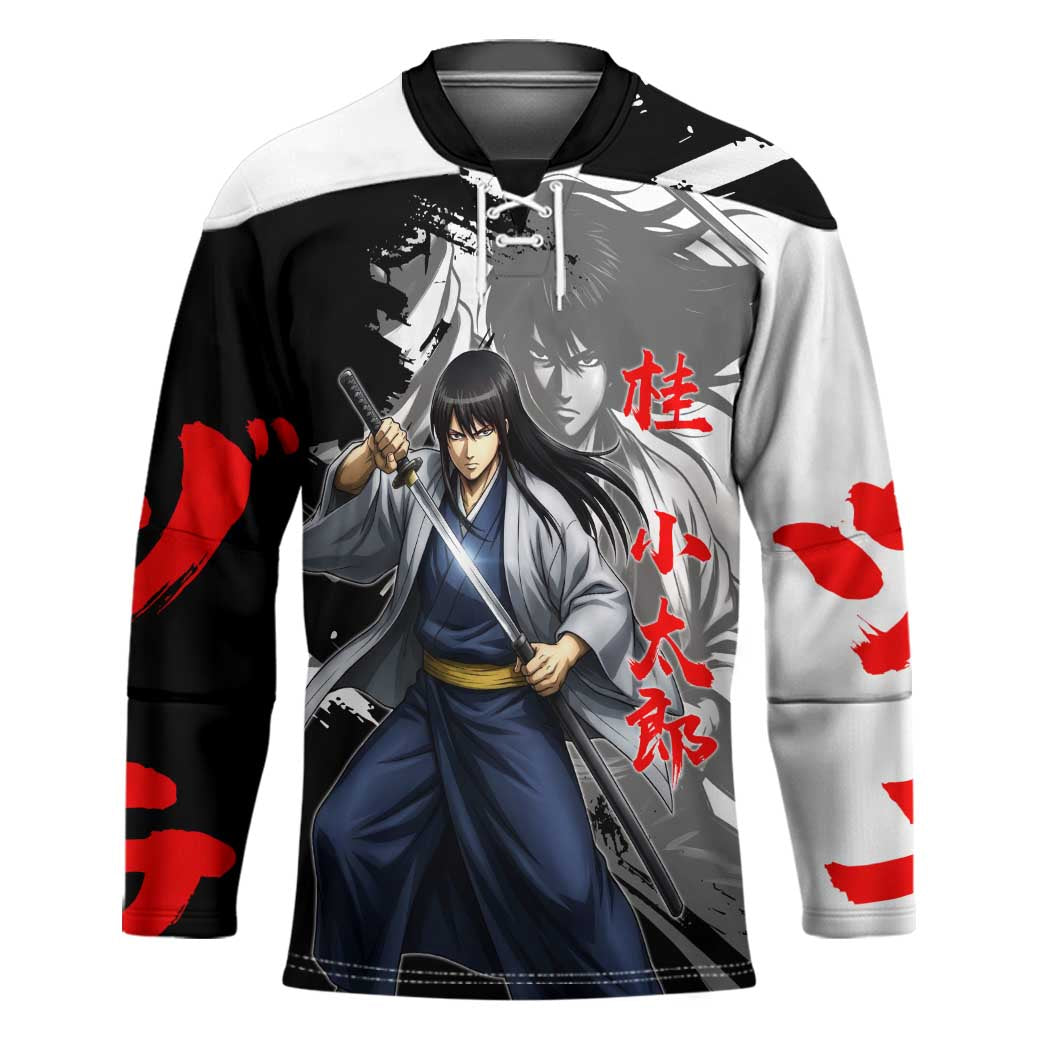 Kotaro Katsura Hockey Jersey Traditional Samurai Ink Style