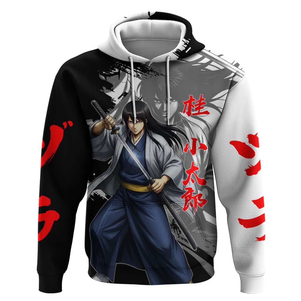 Kotaro Katsura Hoodie Traditional Samurai Ink Style