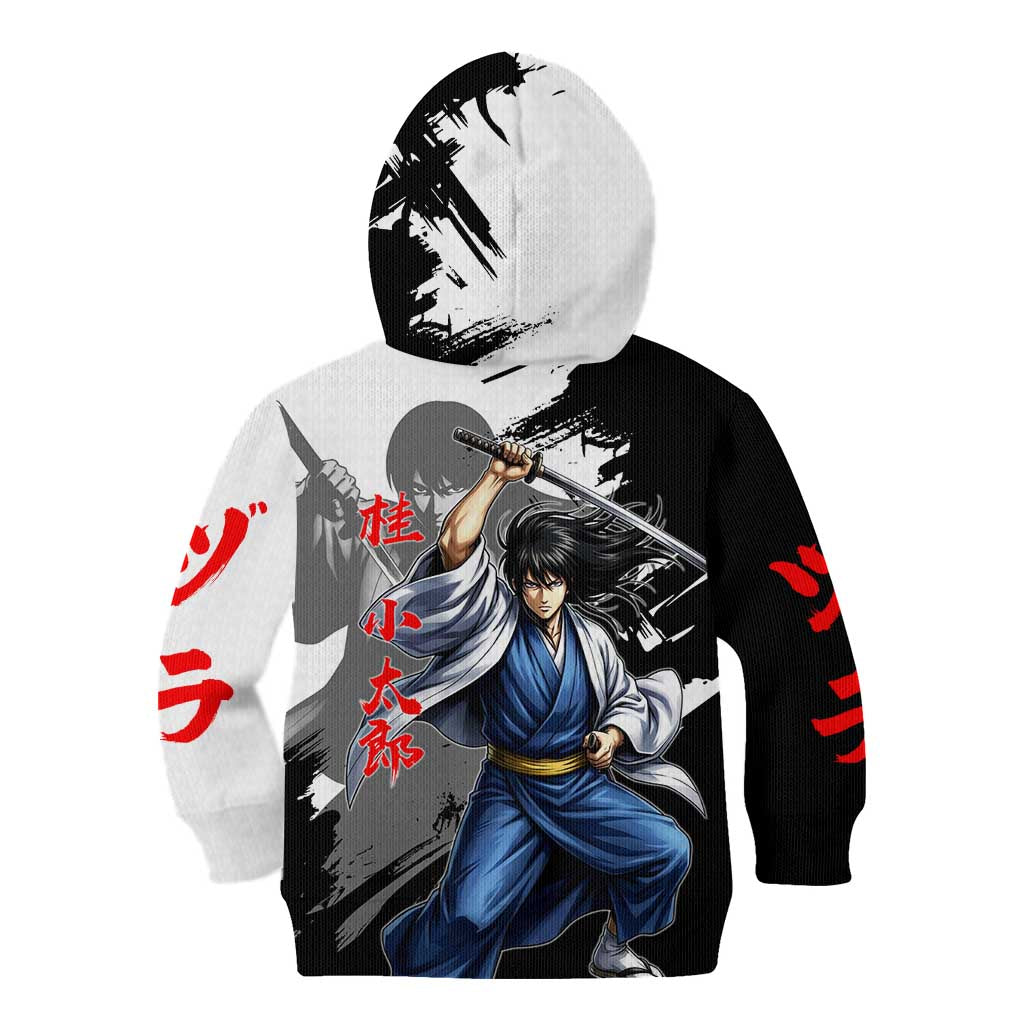 Kotaro Katsura Kid Hoodie Traditional Samurai Ink Style