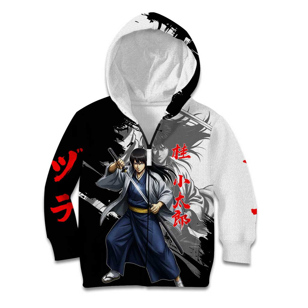 Kotaro Katsura Kid Hoodie Traditional Samurai Ink Style