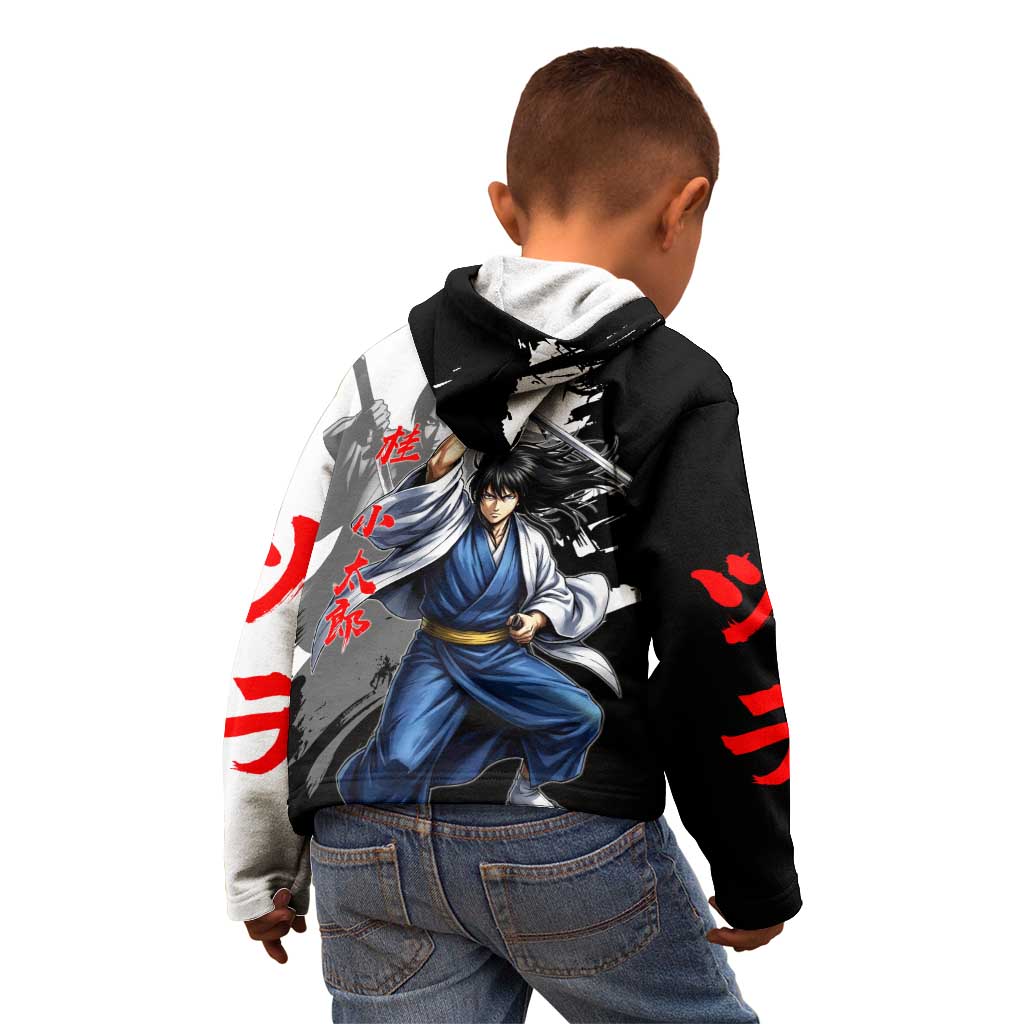 Kotaro Katsura Kid Hoodie Traditional Samurai Ink Style
