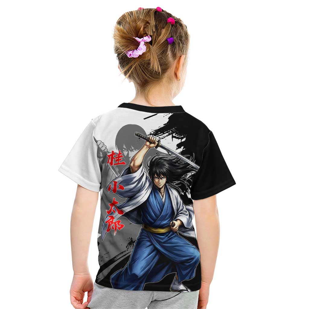 Kotaro Katsura Kid T Shirt Traditional Samurai Ink Style
