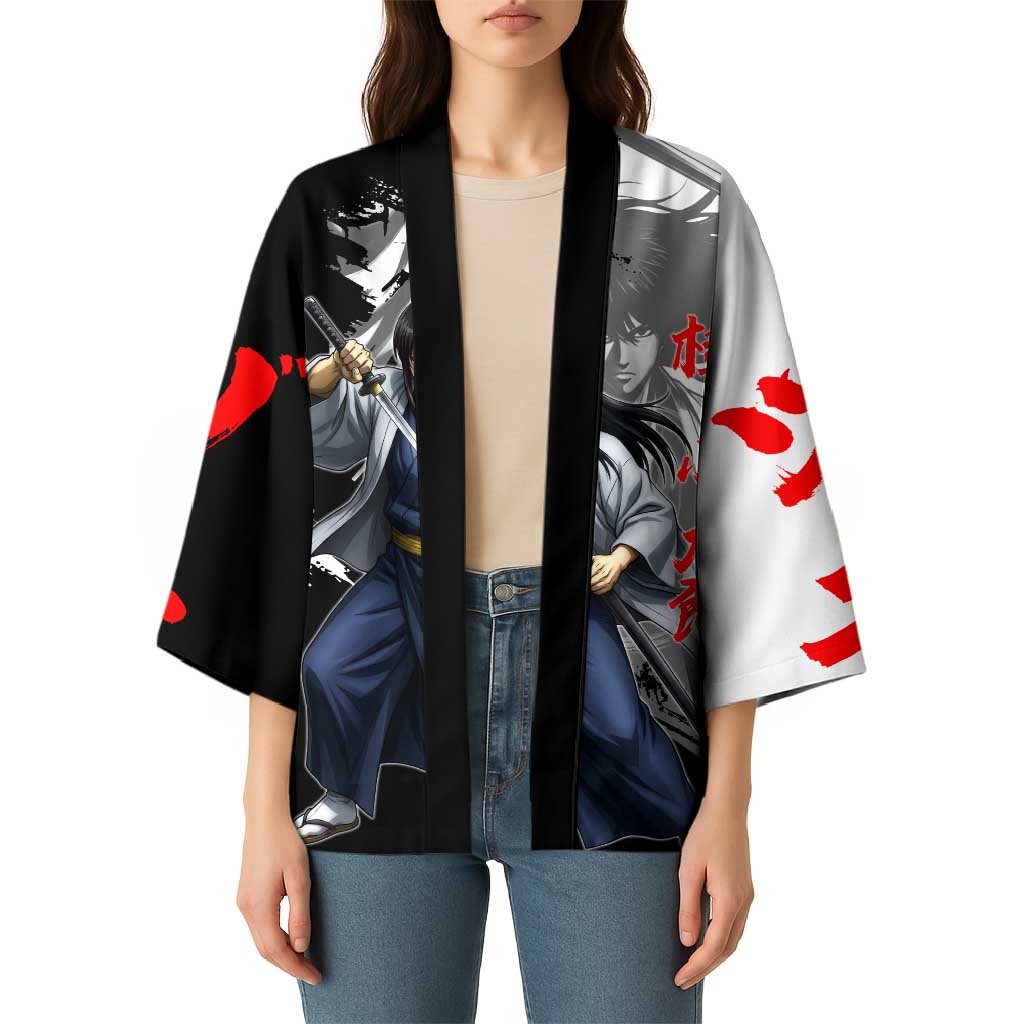 Kotaro Katsura Kimono Traditional Samurai Ink Style