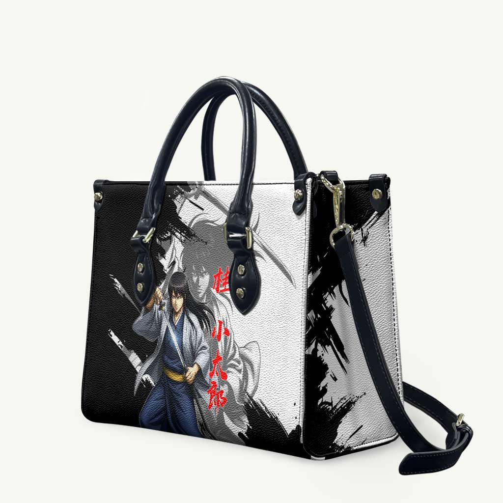 Kotaro Katsura Leather Bag Traditional Samurai Ink Style