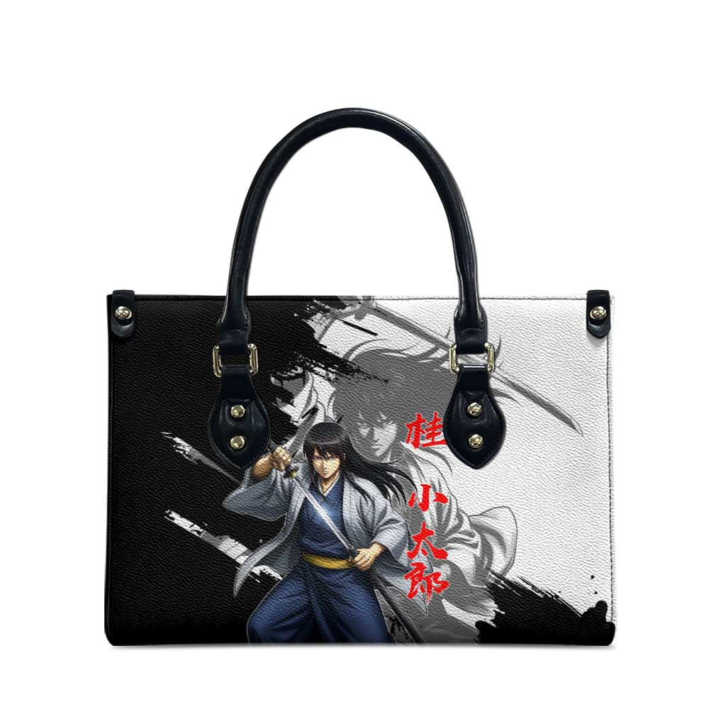 Kotaro Katsura Leather Bag Traditional Samurai Ink Style