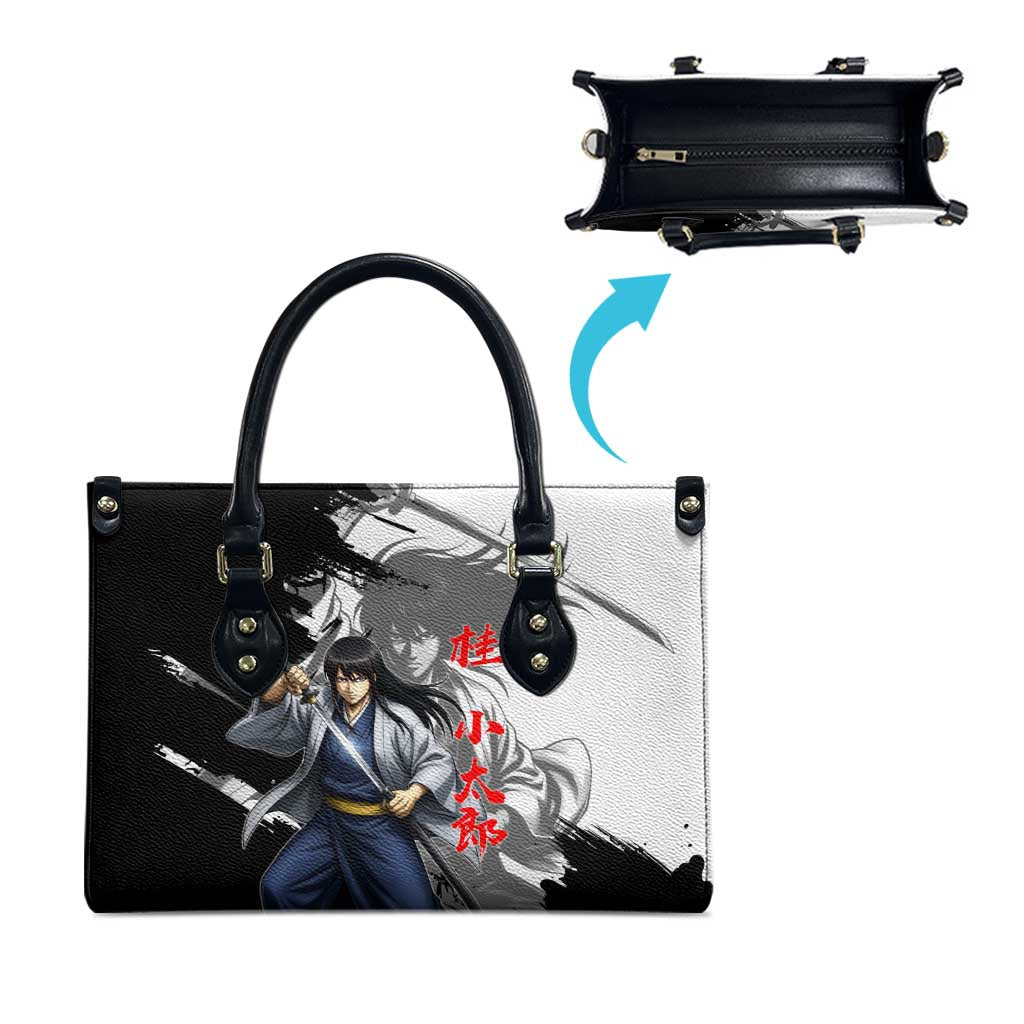 Kotaro Katsura Leather Bag Traditional Samurai Ink Style