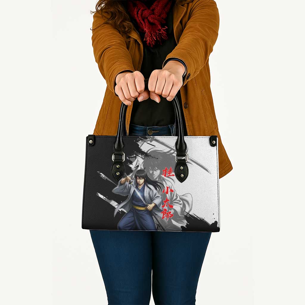 Kotaro Katsura Leather Bag Traditional Samurai Ink Style