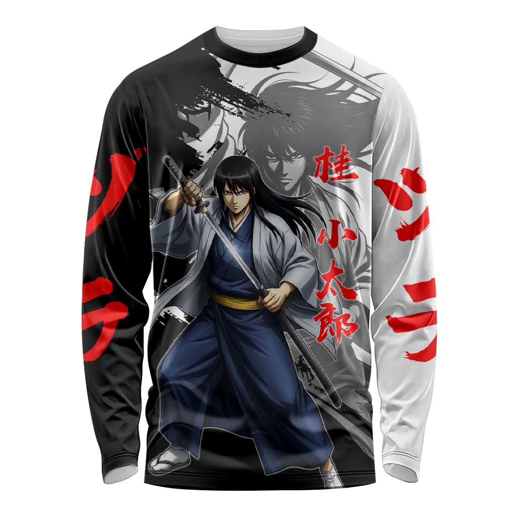 Kotaro Katsura Long Sleeve Shirt Traditional Samurai Ink Style