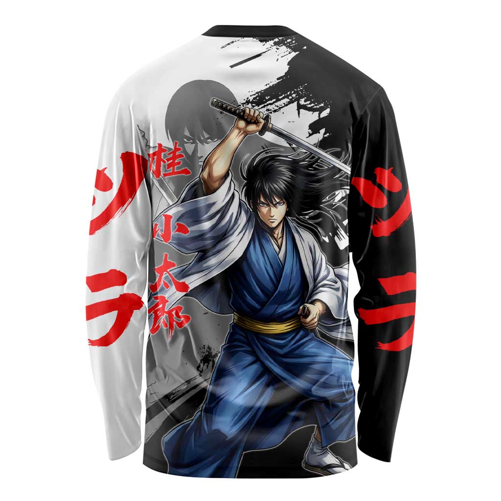 Kotaro Katsura Long Sleeve Shirt Traditional Samurai Ink Style