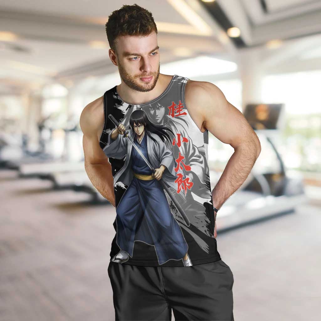 Kotaro Katsura Men Tank Top Traditional Samurai Ink Style