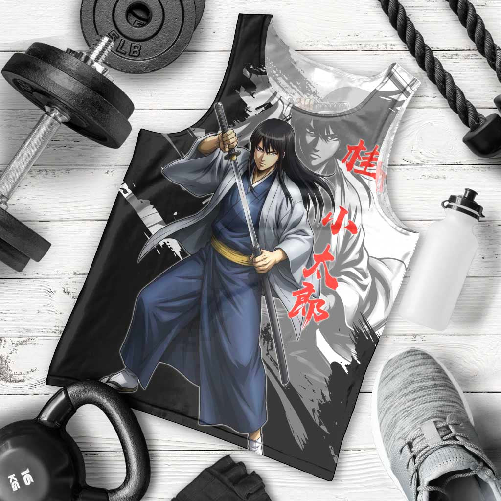 Kotaro Katsura Men Tank Top Traditional Samurai Ink Style