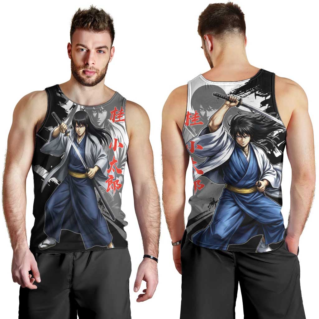Kotaro Katsura Men Tank Top Traditional Samurai Ink Style