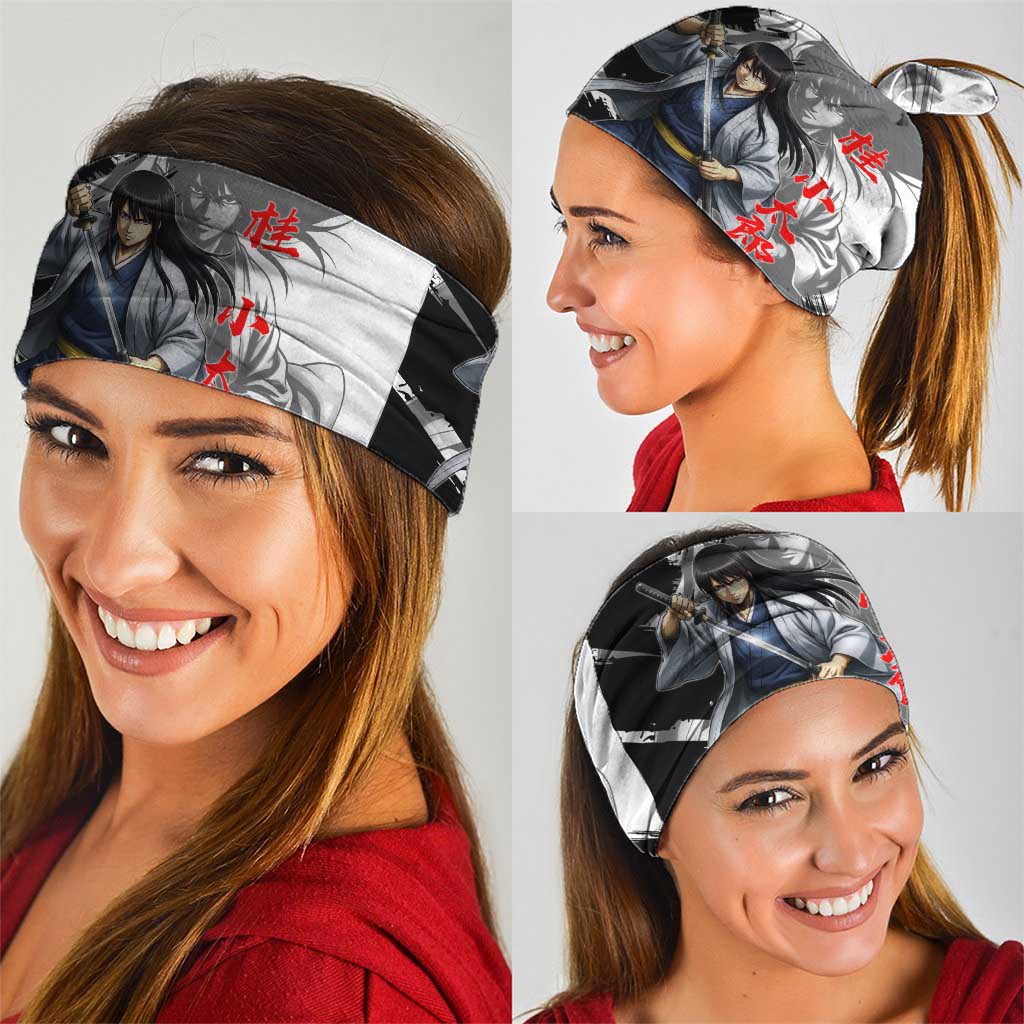 Kotaro Katsura Neck Gaiter Traditional Samurai Ink Style