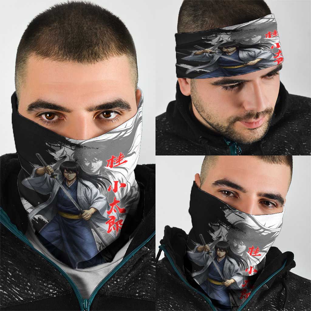 Kotaro Katsura Neck Gaiter Traditional Samurai Ink Style