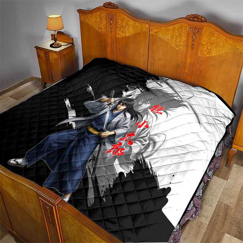 Kotaro Katsura Quilt Traditional Samurai Ink Style