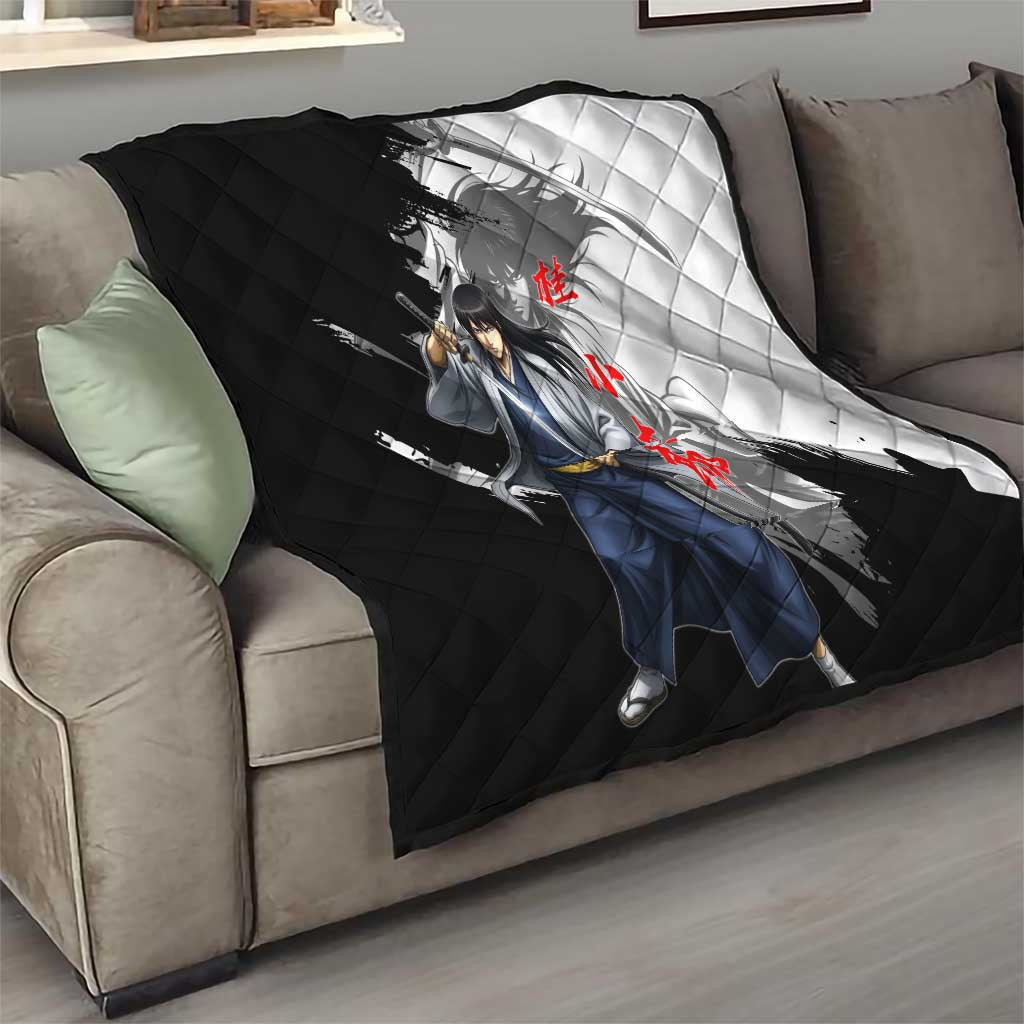 Kotaro Katsura Quilt Traditional Samurai Ink Style