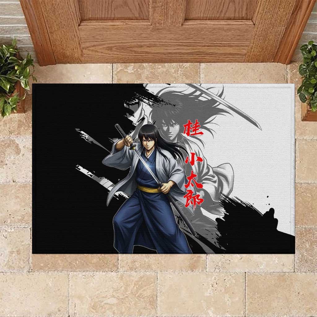 Kotaro Katsura Rubber Doormat Traditional Samurai Ink Style