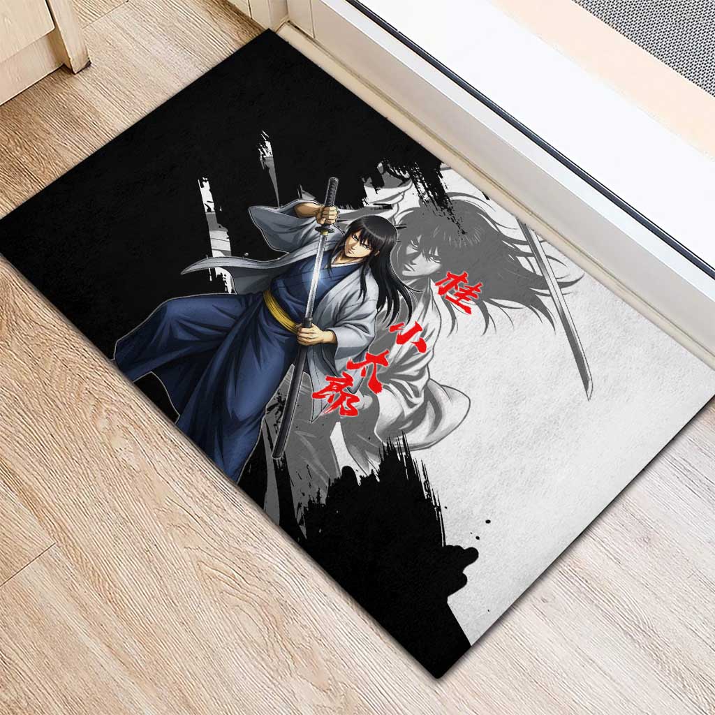 Kotaro Katsura Rubber Doormat Traditional Samurai Ink Style