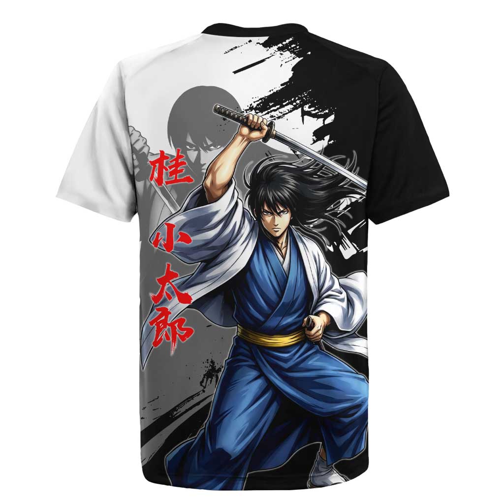 Kotaro Katsura Rugby Jersey Traditional Samurai Ink Style