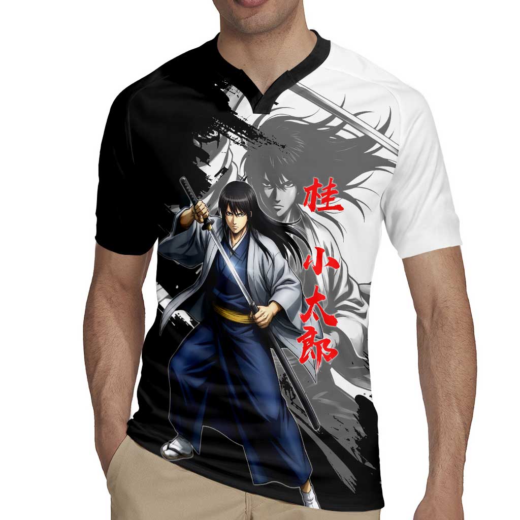 Kotaro Katsura Rugby Jersey Traditional Samurai Ink Style