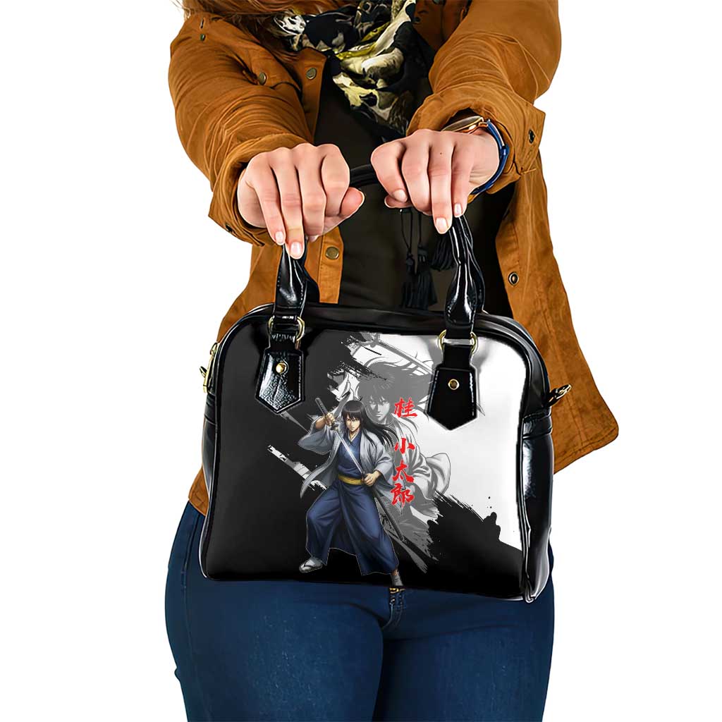 Kotaro Katsura Shoulder Handbag Traditional Samurai Ink Style